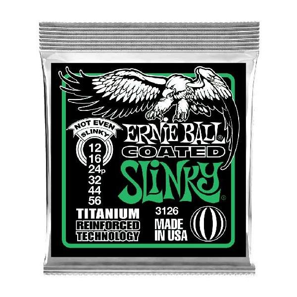ERNIE BALL yH̃X[p[Z[z Not Even Slinky Titanium RPS Coated  Electric Guitar Strings #3126