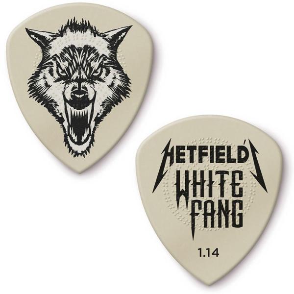 Dunlop (Jim Dunlop) HETFIELD'S WHITE FANG Custom Flow Pick [1.0mm^PH122R100]