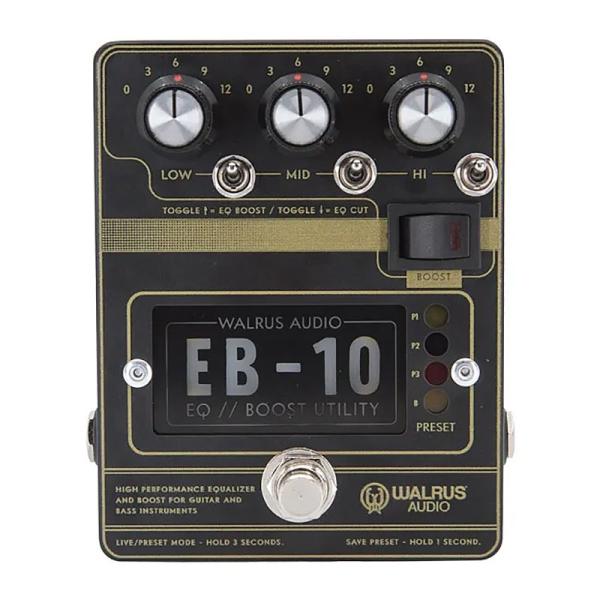 他サイト： WALRUS AUDIO EB-10 PREAMP//EQ//BOOST [Matte Black] WAL-EB10 #B（ウォルラスオーディオ）の商品画像