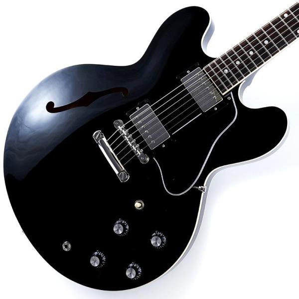 ギター Gibson ES-335 Ebony Gibson（ギブソン） Gibson ES-335 (Vintage Ebony) : 渋谷イケベ楽器