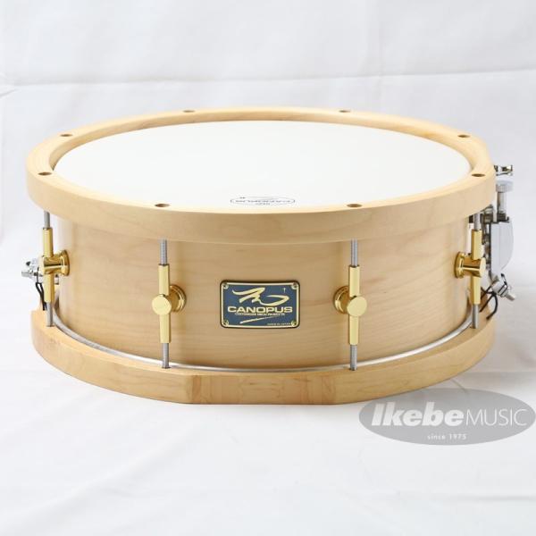 CANOPUS MO Snare Drum 14×5.5 w/Wood Hoops - Natural Oil [MO-1455WH]