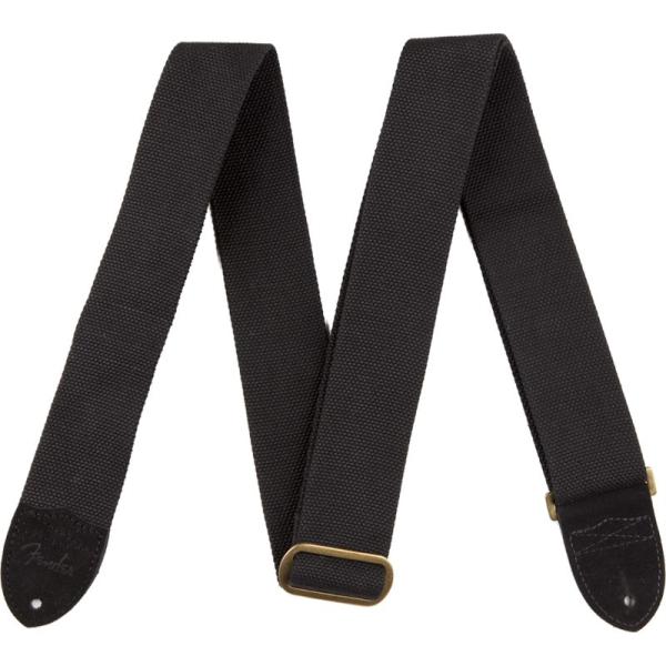 他サイト： Fender USA COTTON LEATHER STRAP (BLACK) (#0990667006)の商品画像