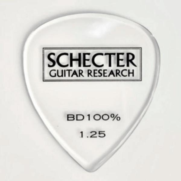 SCHECTER 100���y�Ɋ҂�M�^�[�s�b�N ZERO PICK SPT-EZ10CL (TEARDROP/1.25mm)