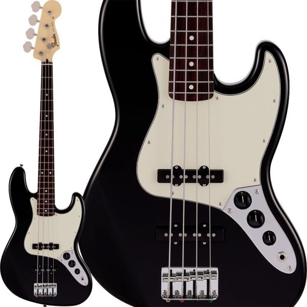 Fender Made in Japan Junior Collection Jazz Bass (Black/Rosewood)