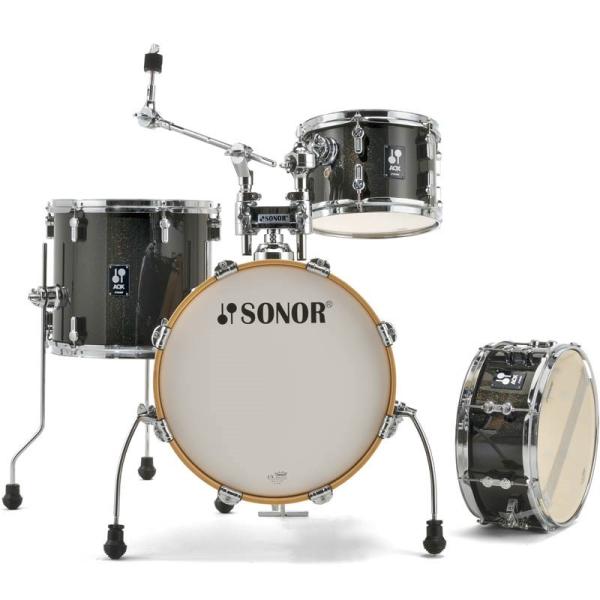 SONOR �y Winter�L�����y�[���Ώەi�z�i�`2026/1/31�jSN-AQXJUN #BMS [AQX JUNGLE Shell Set / Black Midnight Sparkle] �y�V���o���A�n�[�h...