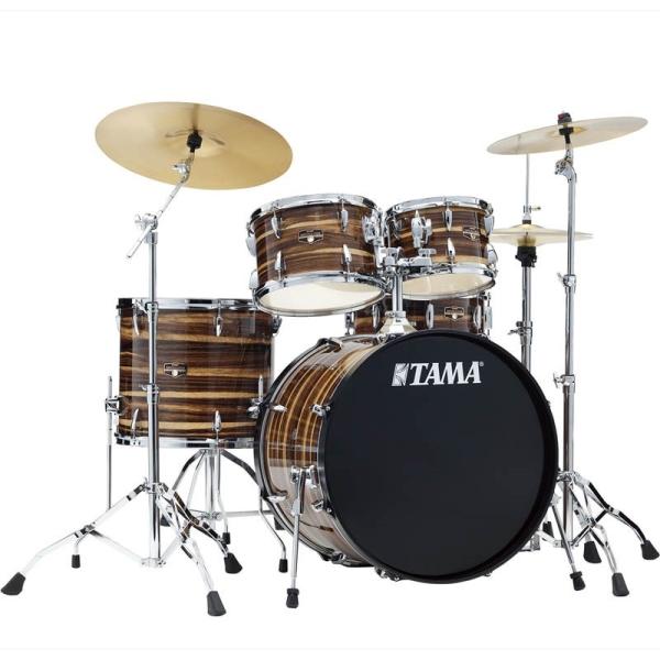 Imperialstar 22 Bass Drum Kit - Coffee Teak Wrap (IP52H6RC-CTW)