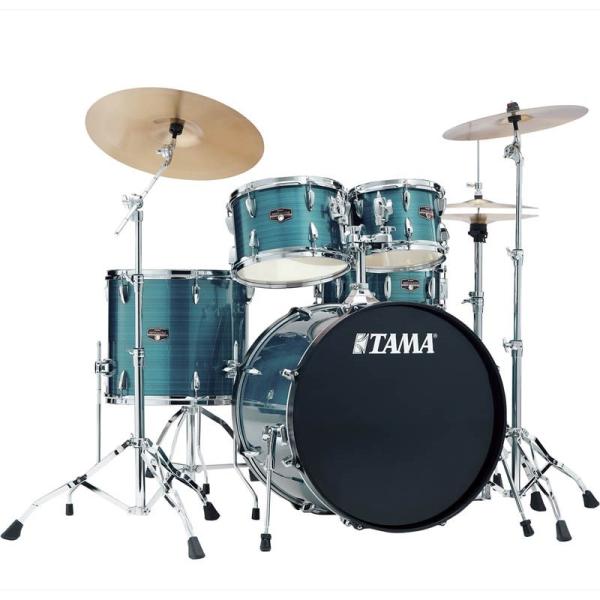 TAMA IP52H6RC-HLB [Imperialstar 22 �o�X�h�����L�b�g / �V���o���t�� / �w�A���C���E�u���[]