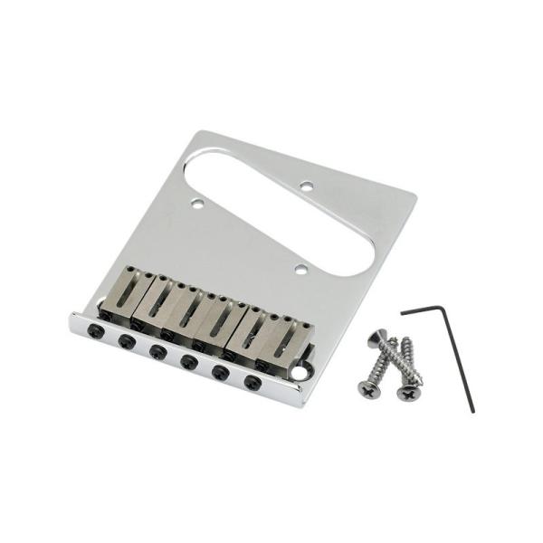 Fender USA 6-Saddle American Series Telecaster Bridge Assembly (Chrome) (#0990807100)