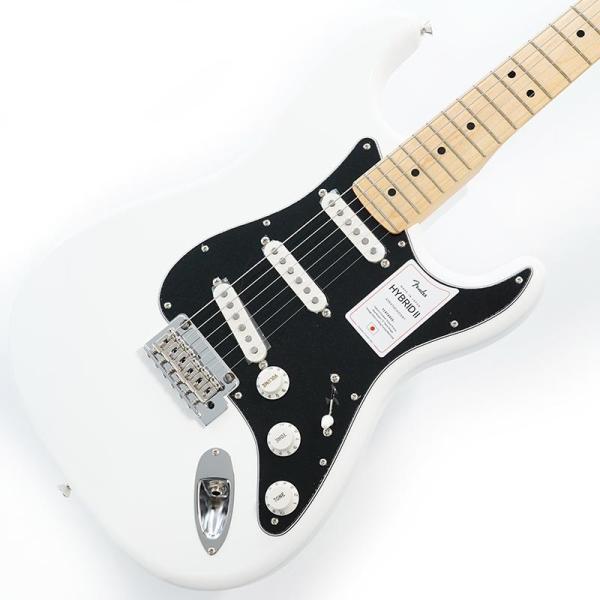 Fender Made in Japan Hybrid II Stratocaster (Arctic White/Maple)