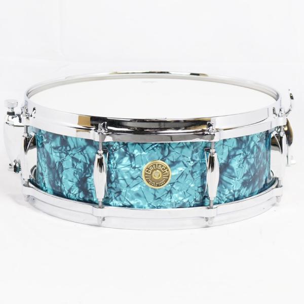 USA Custom Snare Drum 14x5 Turquoise Pearl