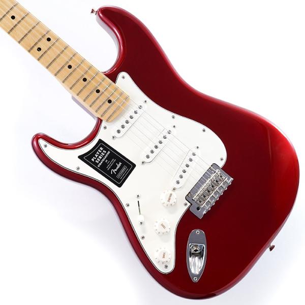 Player Stratocaster Left-Handed, Candy Apple Red, Maple Fingerboard