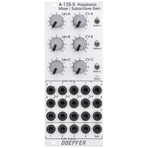 A-135-5 Poly VC Mixer / Suboctave Generator