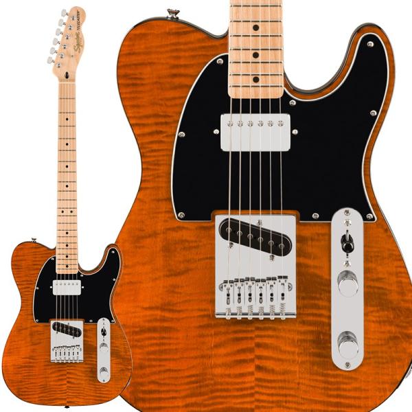 【極美品】Squier Telecaster FMT SH エレキギター Squier Squier by Fender Affinity Series Telecaster FMT SH (Mocha