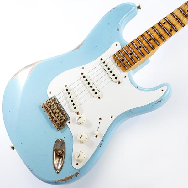 2023 Spring Event Limited Edition 1957 Stratocaster Relic (Faded/Aged Daphne Blue w/ Gold Hardware)