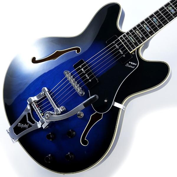 Bobcat V90 with Bigsby Sapphire Blue