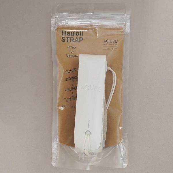 AQUBE MUSIC PRODUCTS ハウオリ ウクレレストラップ 220 (WHITE) アクビ