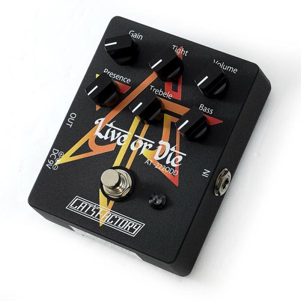 CAT’S Factory AT-222ODD Live or Die/OverDrive Distortion [AKIRA TAKASAKI Signature Pedal]（キャッツファクトリー）オーバードライブ　...