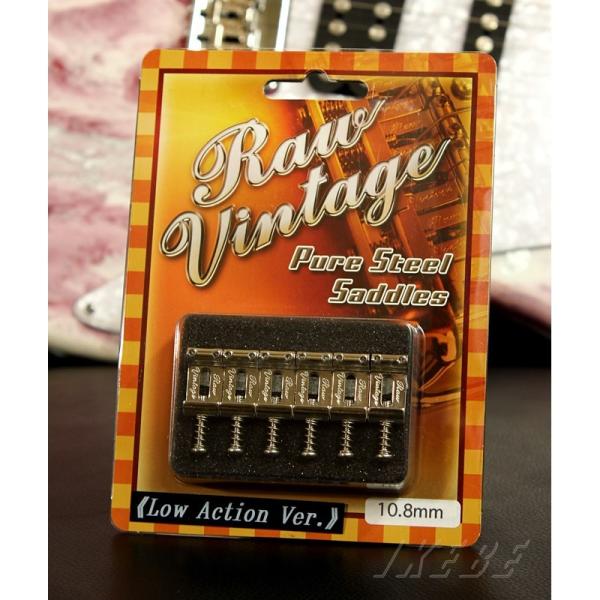 他サイト： Raw Vintage Pure Steel Saddles RVS-108 (10.8mm / 0.425 inch Pitch　Japanese＆foreign) 《 Low Action Ver. 》の商品画像