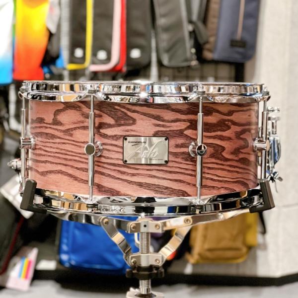 AH-1465 Ash Snare Drum 14x6.5 Violet Storm Ash Oil