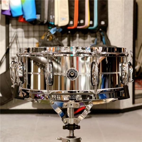 GB4160 Brooklyn Snare Drum Chrome Over Brass 14x5