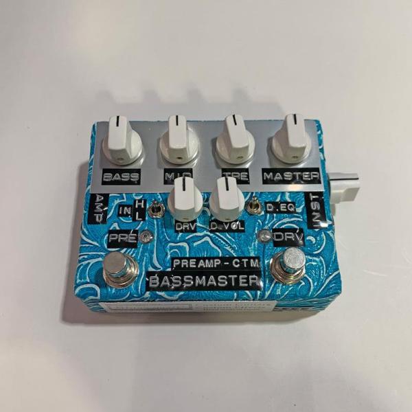 shin’s music Bass Master Preamp Custom In.Atn-Sw/D.EQ-Sw Aqua Western [BMP1/2SW]