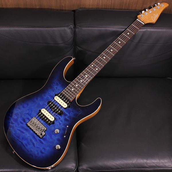 Suhr Guitars Modern Quilt Maple Top Trans Whale Blue Burst SN