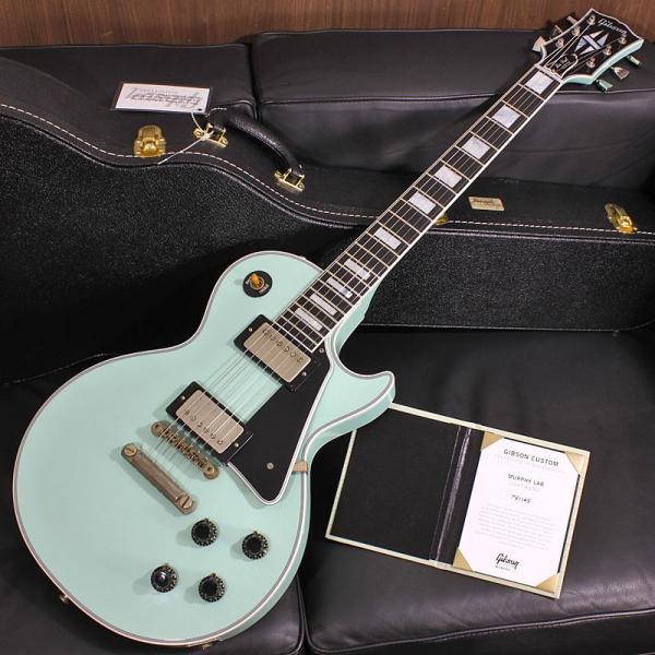 Murphy Lab 1957 Les Paul Custom Reissue 2-Pickup Kerry Green Light Aged