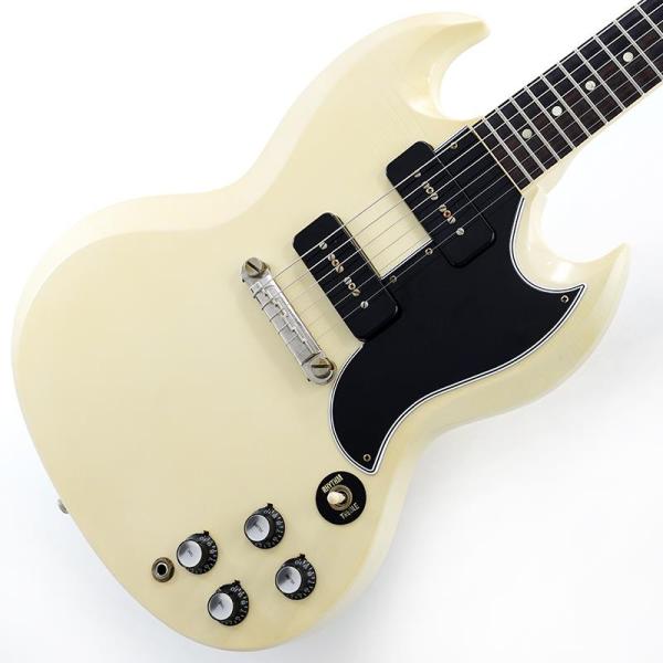 Custom Shop Murphy Lab 1963 SG Special Reissue Lightning Bar Ultra Light Aged Polaris White