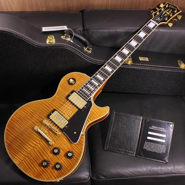 1968 Les Paul Custom AAA Torrefied Maple Top Gloss Antique Natural
