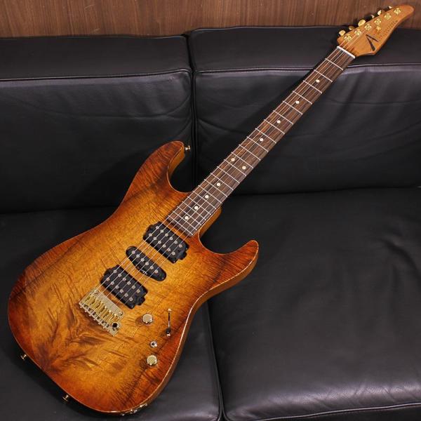 Drop Top Koa Top Honey Shaded Edge with Binding