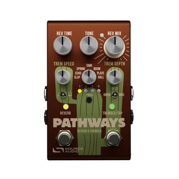 SOURCE AUDIO 【大決算セール】SA281 PATHWAYS [Reverb + Tremolo]
