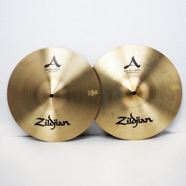 A Zildjian New Beat HiHat 14 inch pair