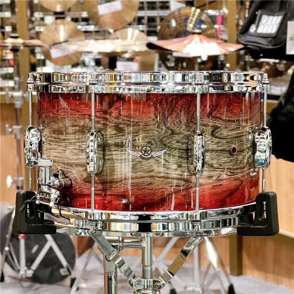 STAR Walnut Snare Drum 14"x8" - Garnet Japanese Sen Burst