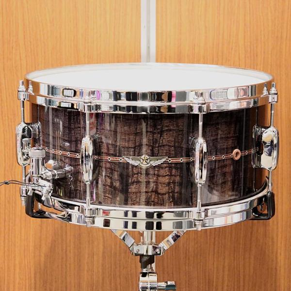 STAR Maple Snare Drum 14"x6.5" - Charcoal Brown Paraiso