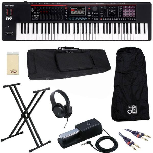 Roland (完全台数限定・背負えるケースサービス特別価格)FANTOM-07［キーボード入門セット］鍵盤堂オリジナル・背負えるケース＆レインカバー...