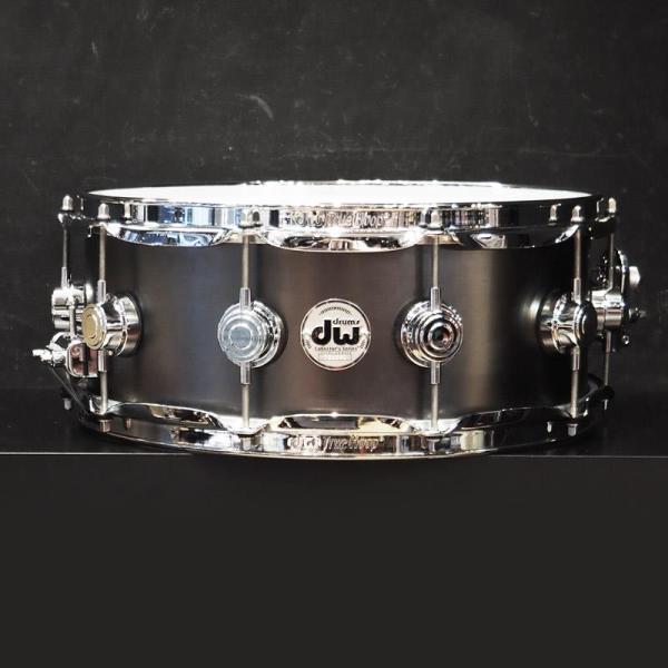 Collector's Satin Black over Brass Snare 14"x5.5"