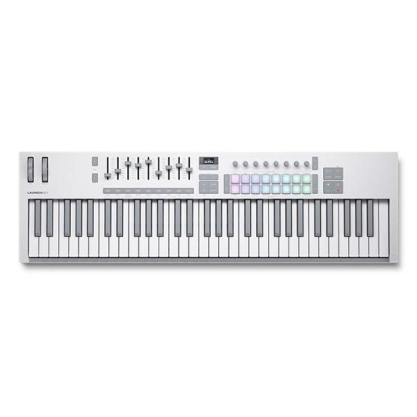 NOVATION 【予約商品・2026年9月初旬発売予定】Launchkey 61 White Mk4 (ノベーション)(ラウンチキー)(61鍵盤USB・MIDIコントローラー)(ホワ...