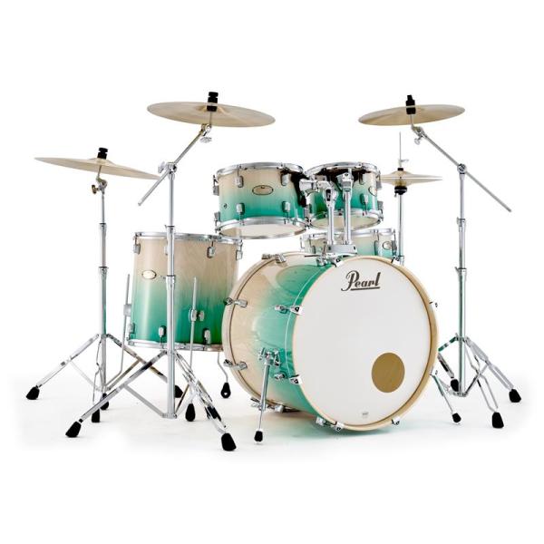 Pearl DMPA825S/C-2CSN #872 [Decade Maple Artisan スタンダードサイズ・ドラムフルセット2クラッシュVer - White Beach Pine Fade]【限定モ...