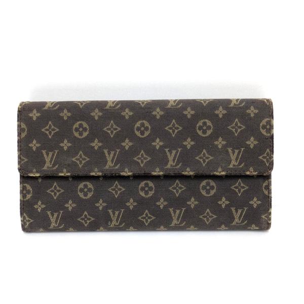 ルイヴィトン モノグラムミニラン ポルトフォイユサラフザン 長財布 正規品 本物 LOUIS VUITTON ルイ・ヴィトン モノグラム 長財布