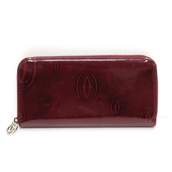 カルティエ 長財布 ラウンドファスナー ハッピーバースデー L3001283 Dz811125 中古 Cartier（カルティエ） Dz811125 長財布 ラウンドファスナー ハッピー