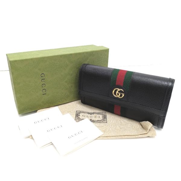 Dz812142 グッチ 長財布 二つ折り コンチネンタルウォレット オフィ