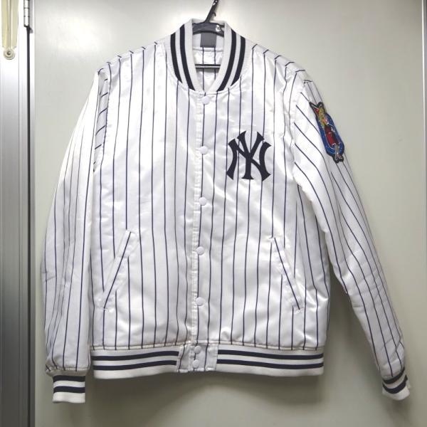 ヤンキース　スタジアムジャンパー　マジェスティック MAJESTIC マジェスティック Majestic コーチジャケット サテン