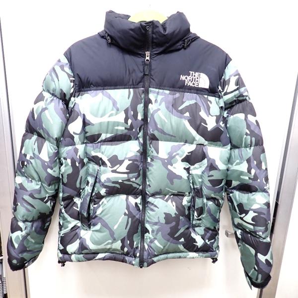 ザ・ノースフェイス ダウンジャケット ノベルティーヌプシジャケット ND91842 グリーン/カモフラ #M Ft1235291 中古 shichi-minami_ft1235291