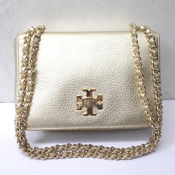 トリーバーチ ショルダーバッグ チェーンショルダー ゴールド系 Ft1329441 中古 TORY BURCH（トリーバーチ） Ft1329441 ショルダーバッグ チェーン