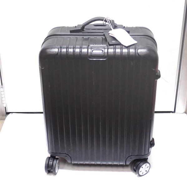 Ft1358771 リモワ スーツケース キャリーケース サルサ 48L 4輪 871.56 ブラック メンズ RIMOWA 中古 難あり