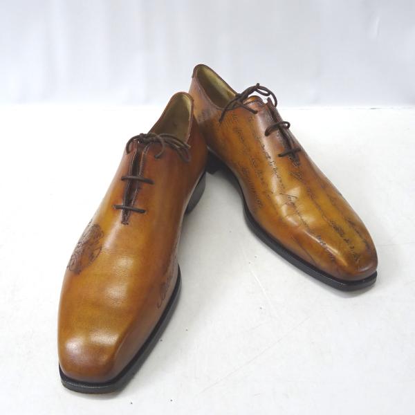 Ft542411 ベルルッティ 靴 ビジネスシューズ カリグラフィー サイズ 8