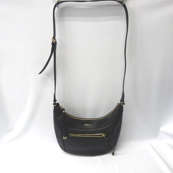 FURLA（フルラ） Ft587902 ショルダーバッグ ロゴ 斜め掛け ブラック