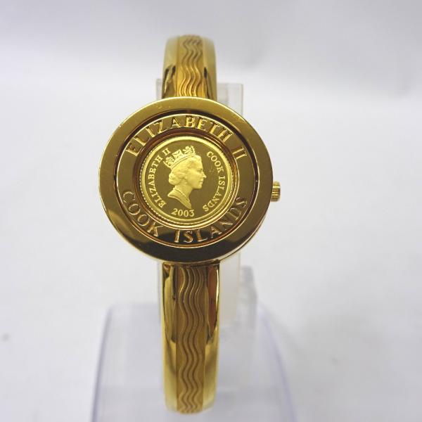 Ft588604 ラッセン 腕時計 ウォッチ ゴールド ゴールド文字盤 Ft588604 ラッセン 腕時計 コインウォッチ 1881/3500 ゴールド