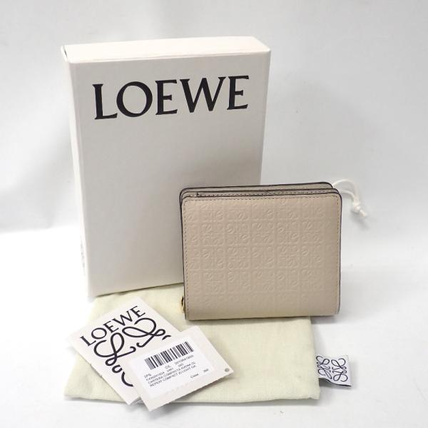 LOEWE（ロエベ） Ft612563 二つ折り財布 アナグラム リピート