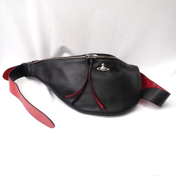 FtTh636871 ヴィヴィアンウエストウッド ボディバッグ パンク ブラック
